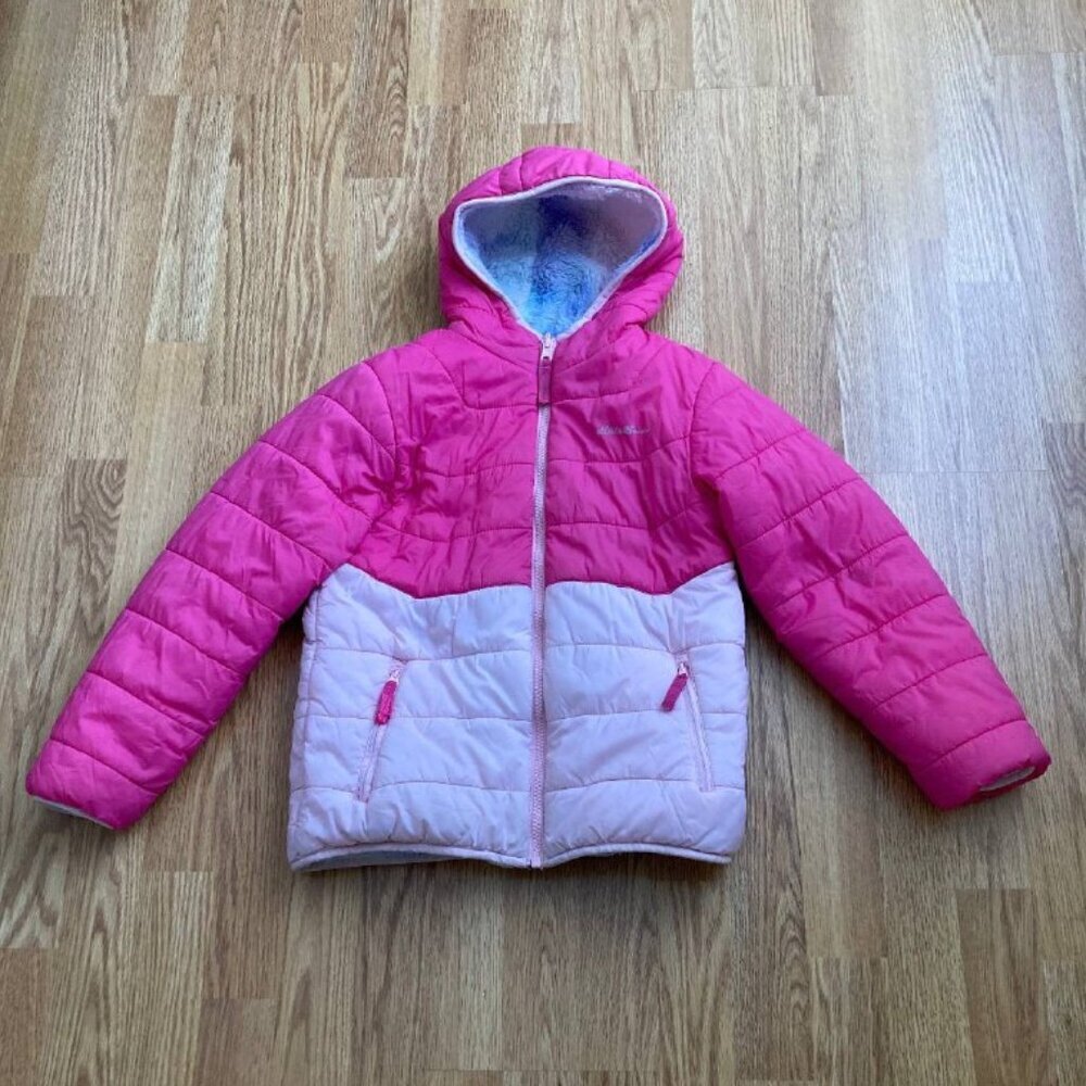 Eddie Bauer Girl’s Reversible Winter Jacket – Size 10-12YO